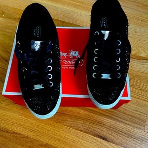 Coach suede sneakers